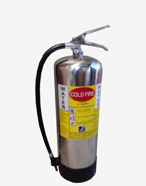 کپسول آتش نشانی آب و گاز 9 لیتری استیل