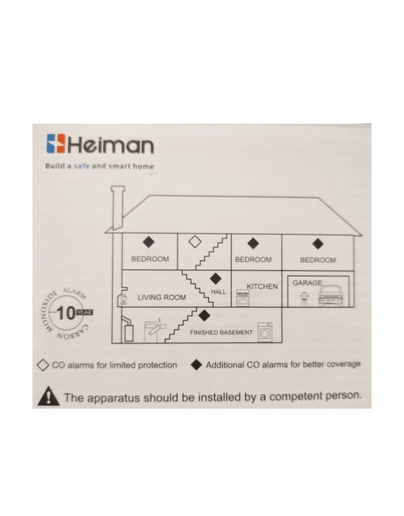 دتکتور مونوکسید کربن هیمن Heiman